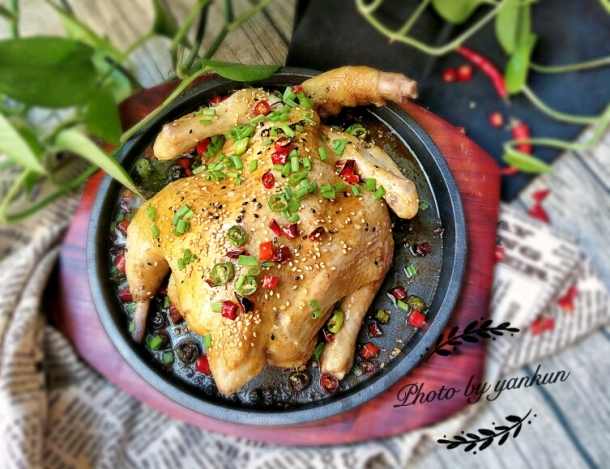 无水葱油鸡 - 妈妈厨房论坛