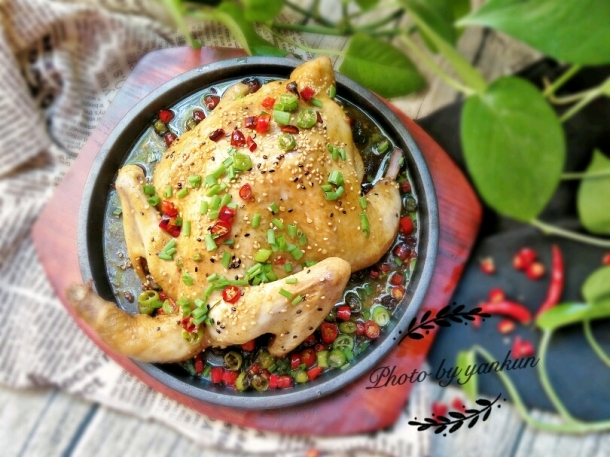 无水葱油鸡 - 妈妈厨房论坛