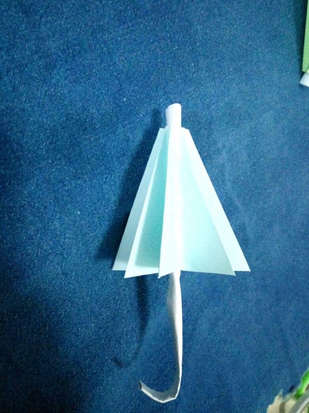 小雨伞的折法附步骤申精手工坊育儿论坛