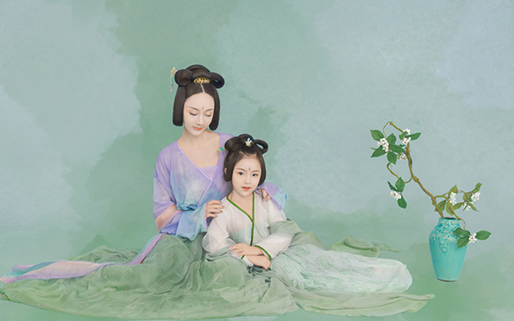盘子女人坊古装摄影