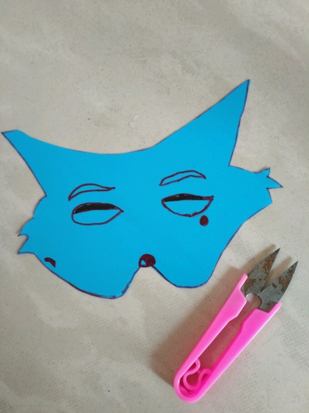 万圣节―红太狼面具〔附制作过程〕 - 手工坊 - 育儿论坛 - 育儿网